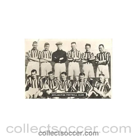 1931 - Acklington Football Club established in 1931 Photocard