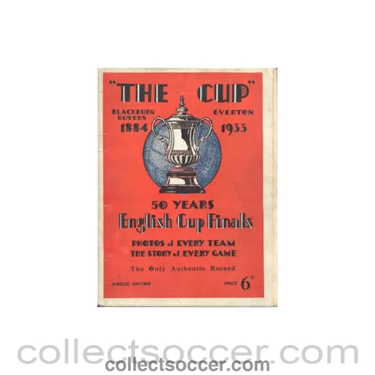 1933 - 50 Years English Cup Finals 1884-1933