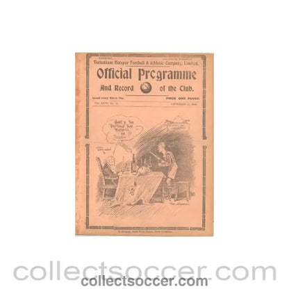 1933 - Tottenham Hotspur v Huddersfield Town official programme 25/12/1933 - Collect Soccer