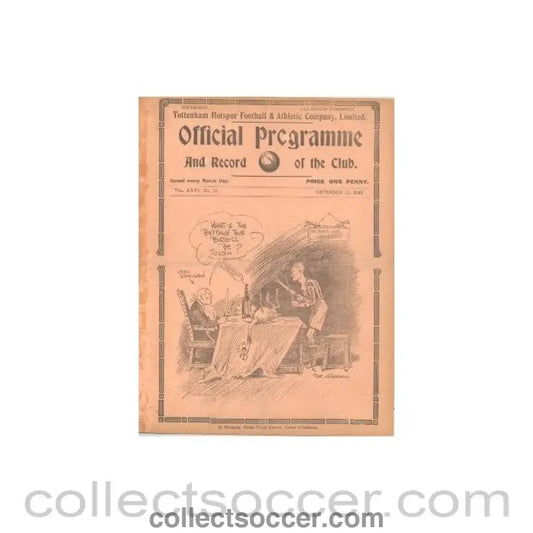 1933 - Tottenham Hotspur v Huddersfield Town official programme 25/12/1933 - Collect Soccer