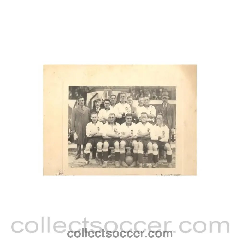 1934 - Ramsgate Football Club team photograph of Season 1934-1935 - Collect Soccer
