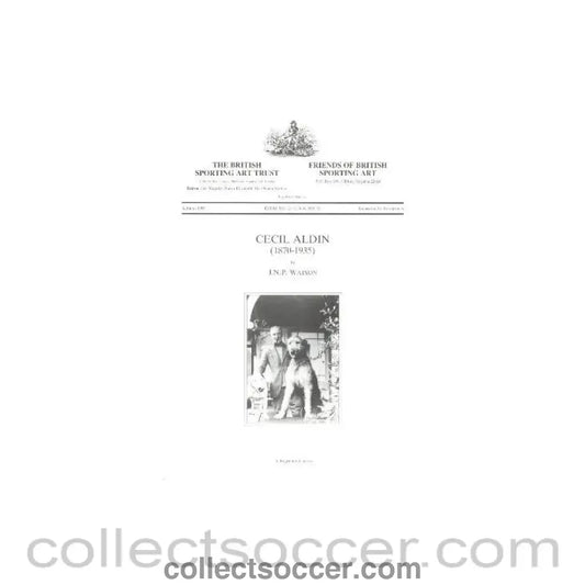 1935 - Album about Cecil Aldin (1870-1935) by J.N.P. Watson published by The British Sporting Art Trust