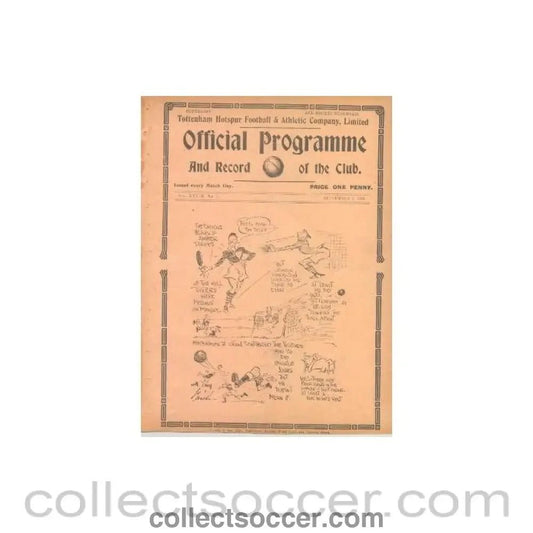 1935 - Tottenham Hotspur v Newcastle United official programme 07/09/1935 - Collect Soccer