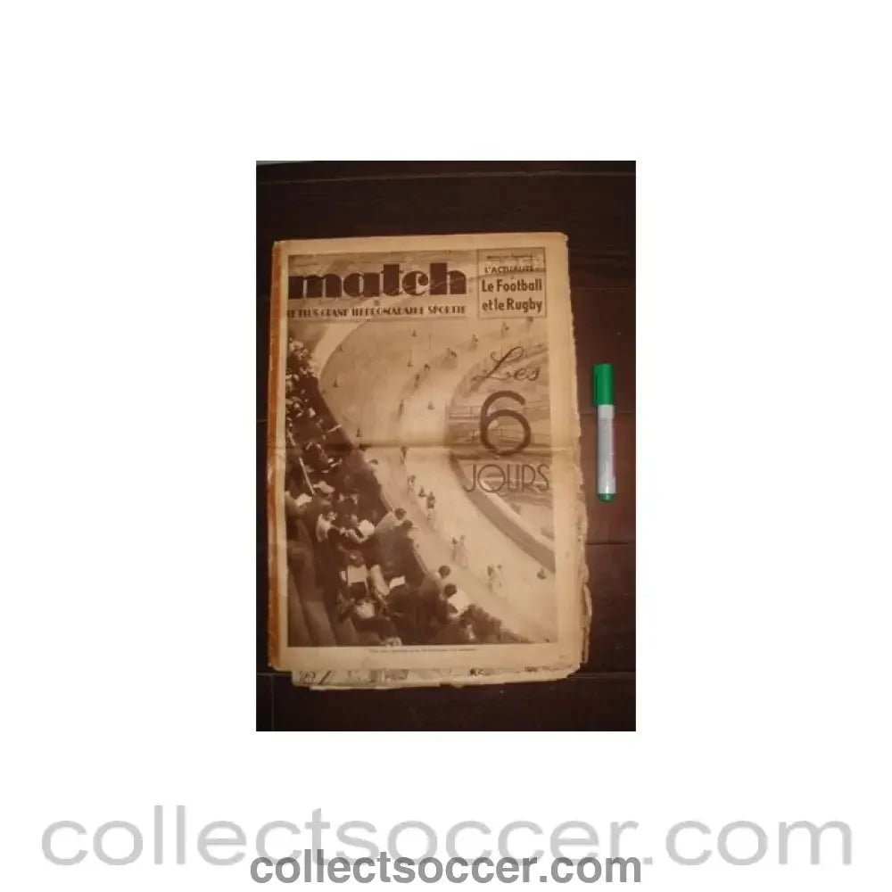 1936 - Match - French Magazine of 13/10/1936 - Collect Soccer
