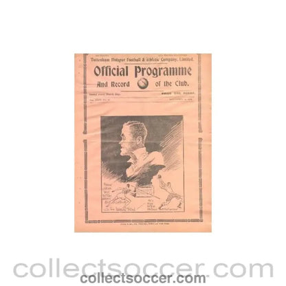 1936 - Tottenham Hotspur v Chesterfield official programme 14/11/1936 - Collect Soccer