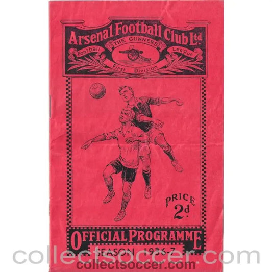 1937 FA Cup Semi Final At Arsenal West Bromwich Albion v Preston North End Programme - Collect Soccer