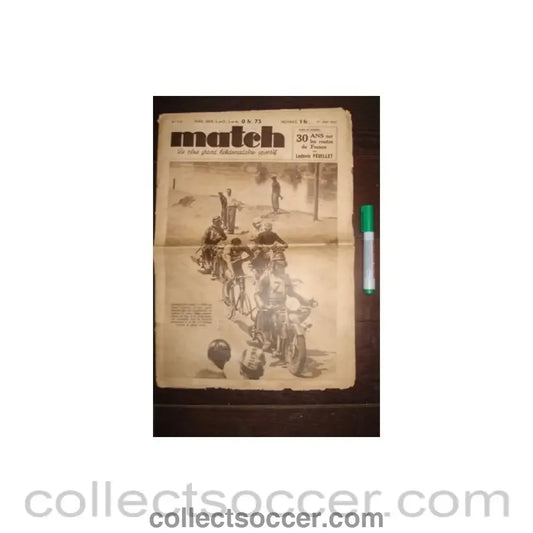 1937 - Match - French Magazine of 01/06/1937 in good condition