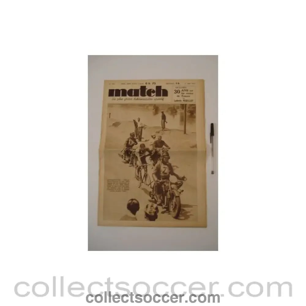 1937 - Match - French Magazine of 01/06/1937, in very good condition - Collect Soccer
