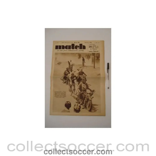 1937 - Match - French Magazine of 01/06/1937 in very good condition