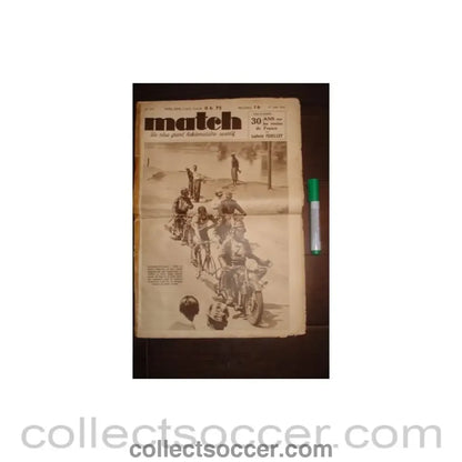 1937 - Match - French Magazine of 01/06/1937 taped