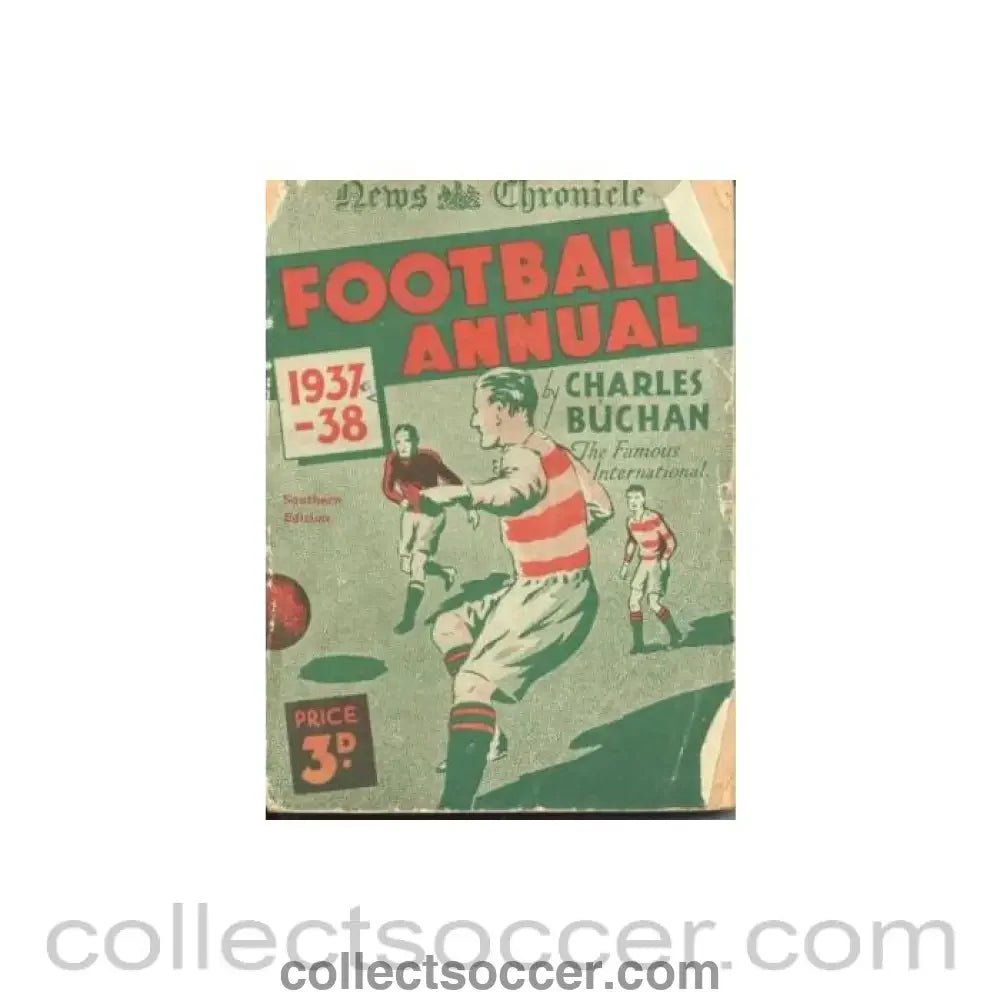 1937 - News Chronicle Football Annual 1937 - 1938 - Collect Soccer