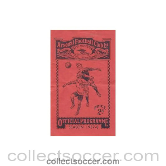 1938 - Arsenal v Chelsea official programme 19/02/1938