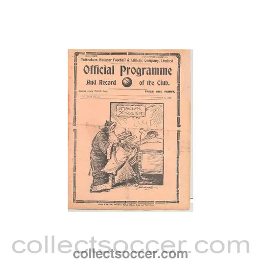 1938 - Tottenham V Southampton 24/12/1938 Football League