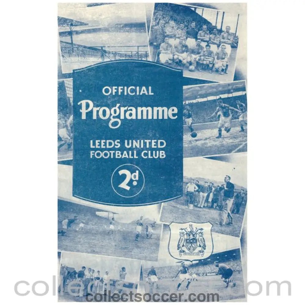 1939 At Leeds United Bolton Wanderers v Middlesbrough Official Programme - Collect Soccer