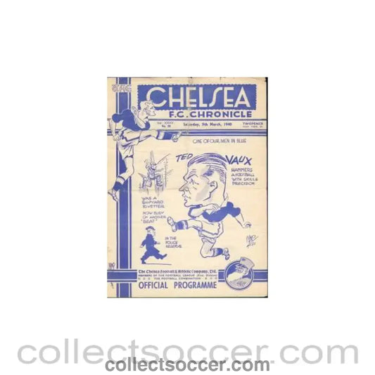1940 - Chelsea v Portsmouth 09/03/1940