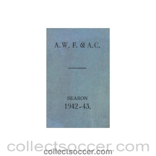 1942 - Alexandra Works Members Pass 1942-1943