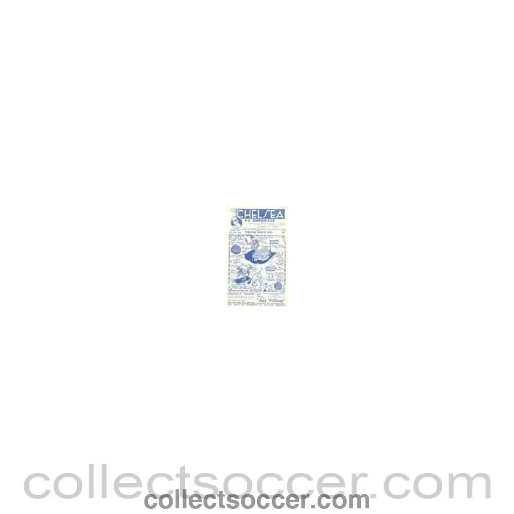 1946 - Chelsea v Preston North End official programme 25/12/1946 - Collect Soccer