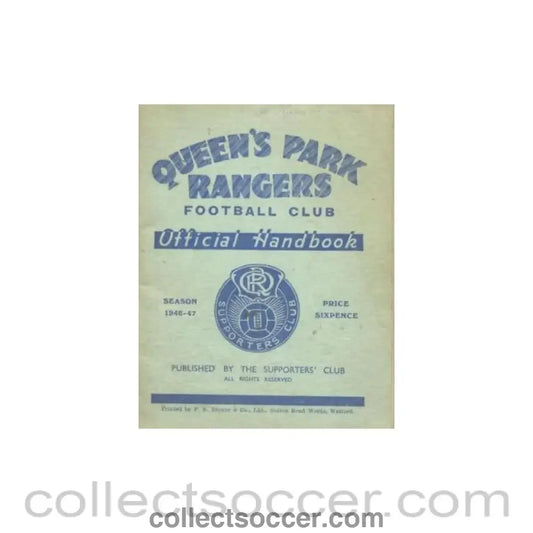1946 - Queen’s Park Rangers Official Handbook 1946-47