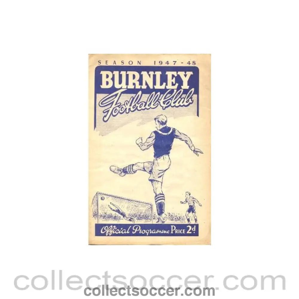 1947 - Burnley vChelsea official programme 06/12/1947 - Collect Soccer