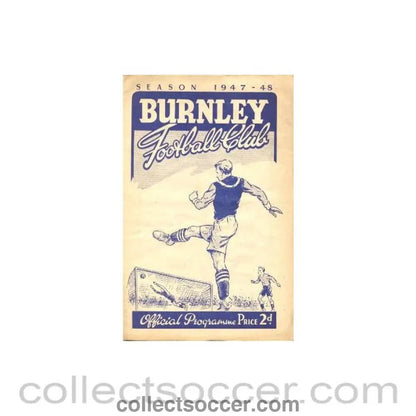 1947 - Burnley vChelsea official programme 06/12/1947 - Collect Soccer