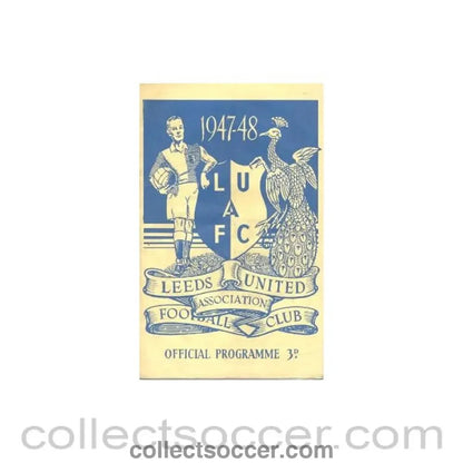 1947 - Leeds United v Doncaster Rovers official programme 11/10/1947 - Collect Soccer