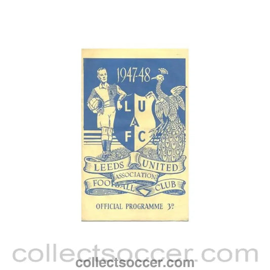 1947 - Leeds United v Doncaster Rovers official programme 11/10/1947 - Collect Soccer