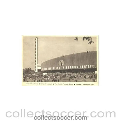 1947 - The Finish Festival Games, Helsinki 1947 postcard - Collect Soccer