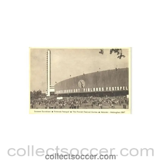 1947 - The Finish Festival Games Helsinki 1947 postcard