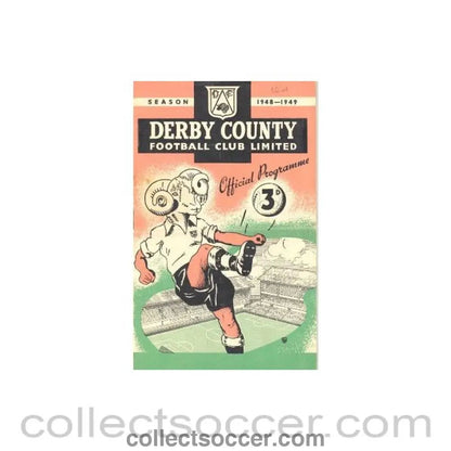 1948 - Derby County vChelsea official programme 23/10/1948 - Collect Soccer