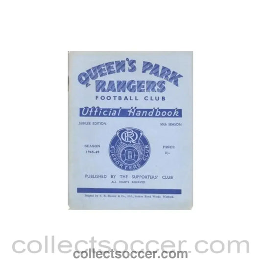 1948 - Queen’s Park Rangers handbook 1948-1949