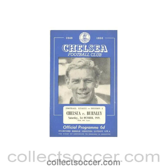 1949 - Chelsea v Burnley official programme 01/10/1949