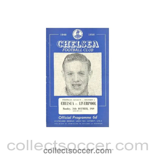 1949 - Chelsea v Liverpool official programme 26/12/1949
