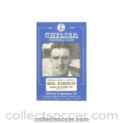 1949 - Chelsea v Manchester City official programme 08/10/1949