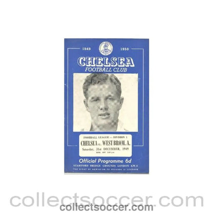 1949 - Chelsea v West Bromwich Albion official programme 31/12/1949 - Collect Soccer