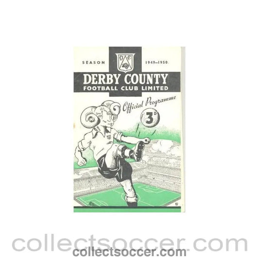 1949 - Derby County vChelsea official programme 24/12/1949 - Collect Soccer