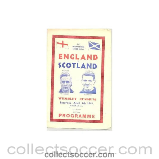 1949 England v Scotland official programme 09/04/1949 - Collect Soccer