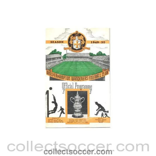 1949 - Wolverhmpton Wanderers v Blackpool official programme 31/12/1949 - Collect Soccer