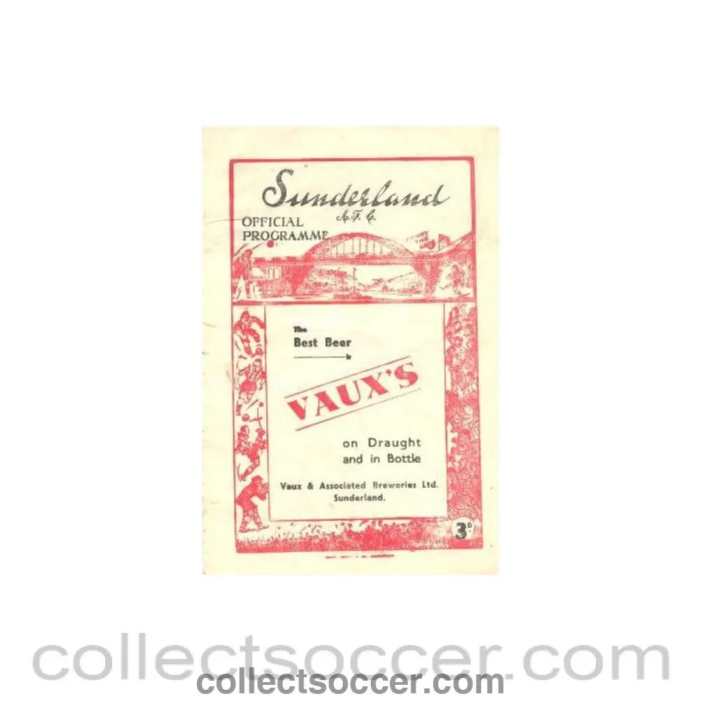 1950 - Sunderland vChelsea official programme 06/05/1950 - Collect Soccer