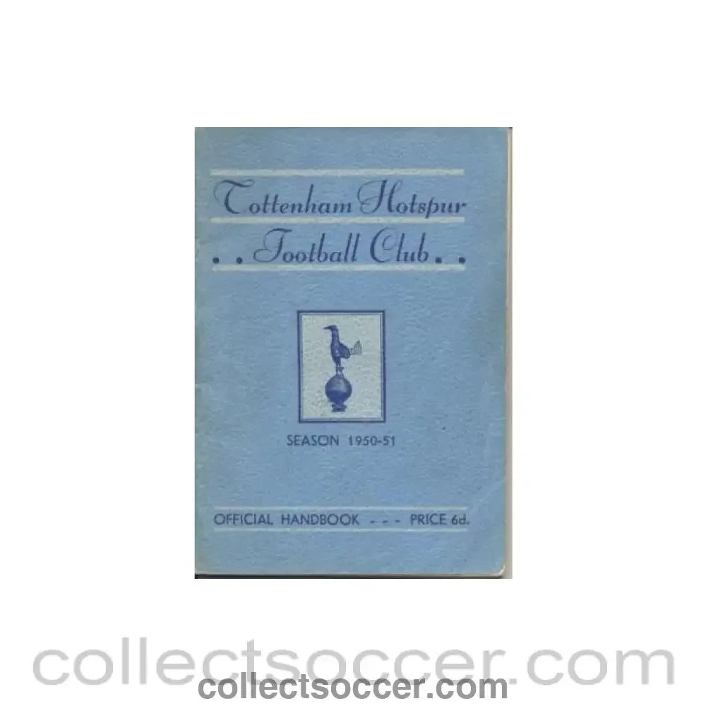 1950 - Tottenham Hotspur Handbook 1950-1951 - Collect Soccer