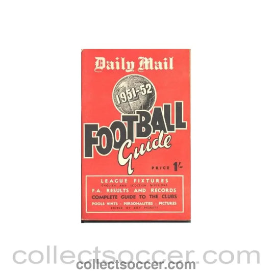 1951-1952 Football Guide Daily Mail production