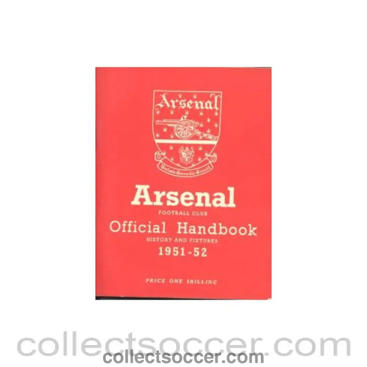 1951 - Arsenal official handbook 1951-1952