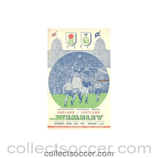 1951 England v Scotland official programme 14/04/1951 - Collect Soccer
