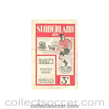 1951 - Sunderland vChelsea official programme 17/03/1951 - Collect Soccer