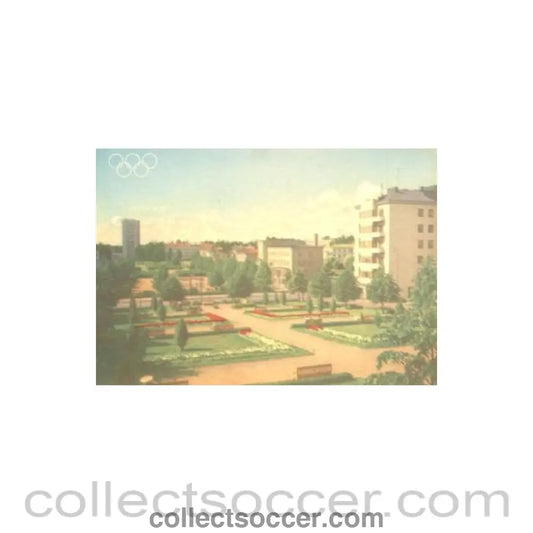 1952 15th Olympic Games in Helsinki Finland colour postcard featuring The Park of the Children’s Castle