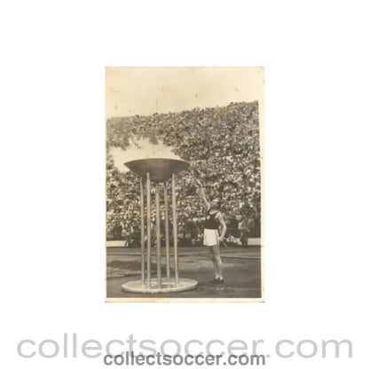 1952 15th Olympic Games in Helsinki Finland postcard featuring the Opening Ceremony