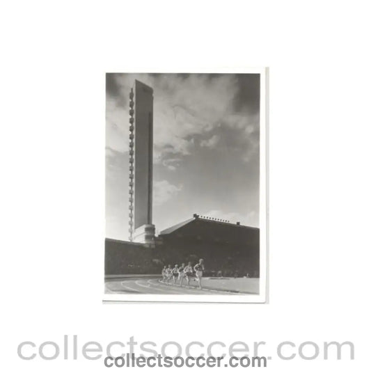 1952 15th Olympic Games in Helsinki Finland postcard featuring the Olympic Stadium