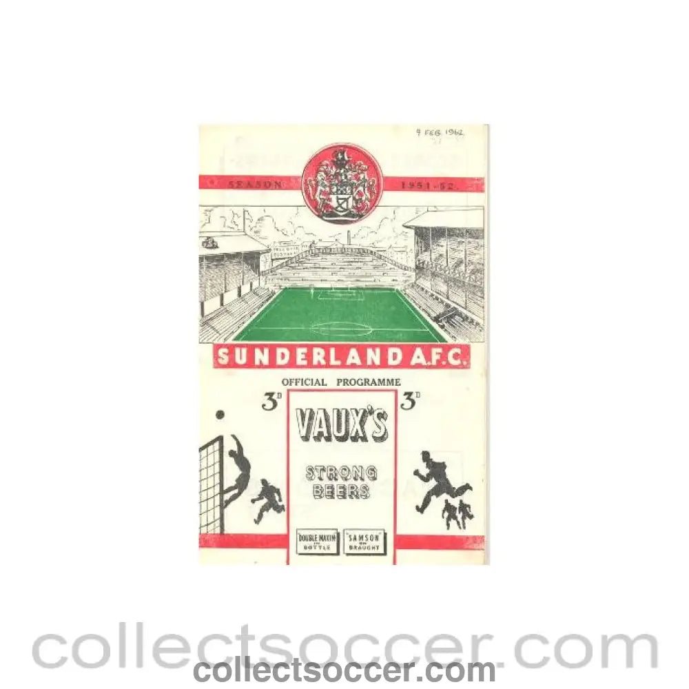 1952 - Sunderland vChelsea official programme 09/02/1952 - Collect Soccer