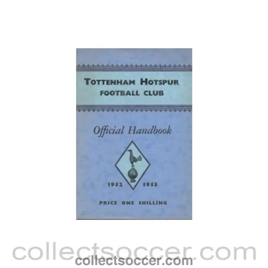 1952 - Tottenham Hotspur Handbook 1952-1953