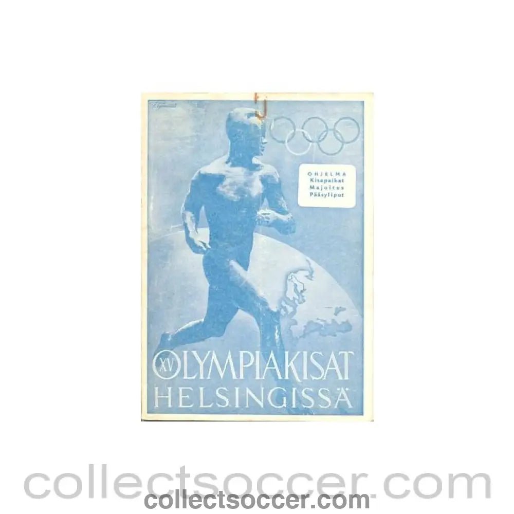1952 XVth Olympiad Helsinki, Finland official programme 19/07/ - 03/08/1952 - Collect Soccer