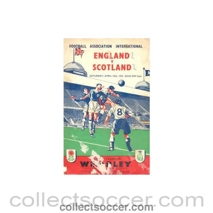 1953 England v Scotland official programme 18/04/1953